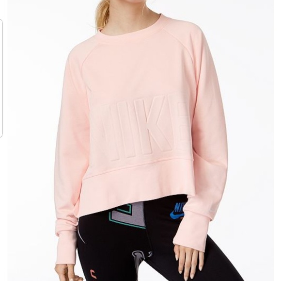 Nike Tops - NWOT! Nike Large Terry cropped top/Sweatshirt